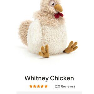 Whitney Chicken Jellycat RETIRED